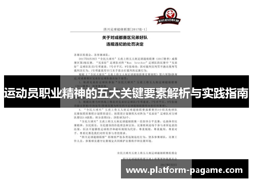 运动员职业精神的五大关键要素解析与实践指南